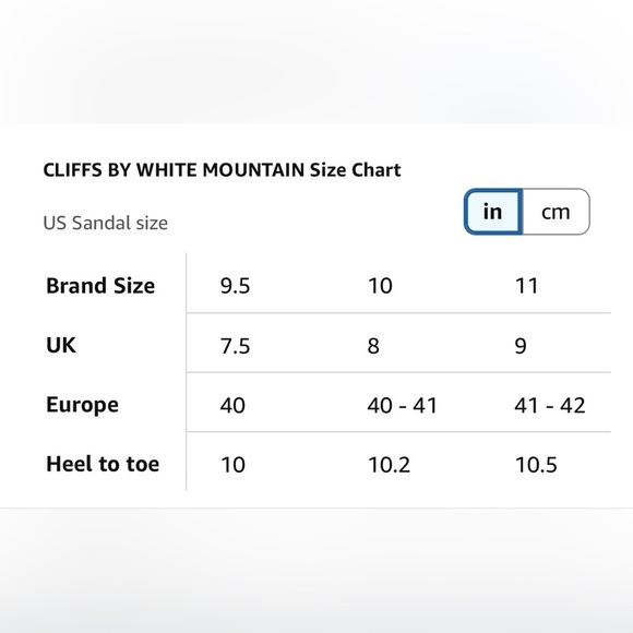 Cliffs Banksy by White Mountain crisscross, treaded outsole light,flexible thong - Picture 10 of 10